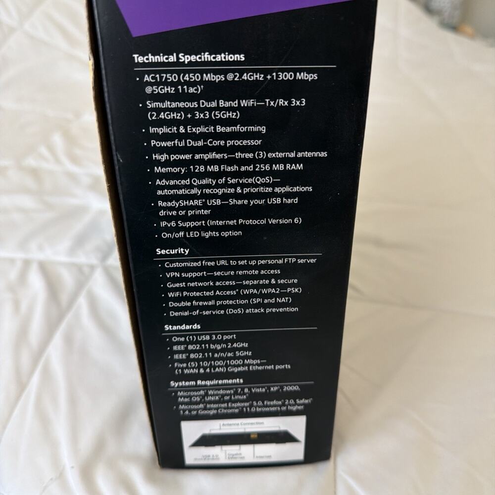 NETGEAR Nighthawk AC1750 Smart WiFi Router R6700 - Picture 11 of 11